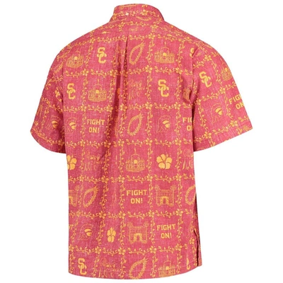 Shop Reyn Spooner Cardinal Usc Trojans Classic Button-down Shirt