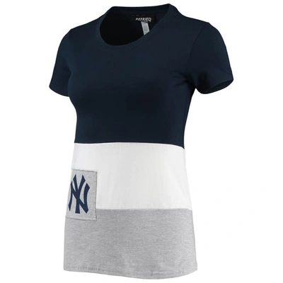 Shop Refried Apparel Navy New York Yankees Sustainable Fitted T-shirt