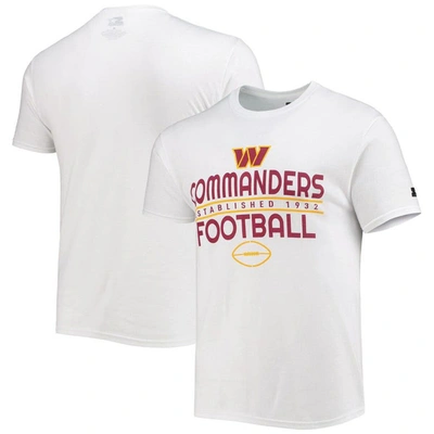 Shop Starter White Washington Commanders Prime Time T-shirt