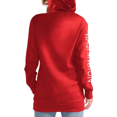 Shop G-iii 4her By Carl Banks Red Washington Capitals Overtime Pullover Hoodie