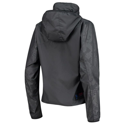 Shop Nike Black Barcelona Awf Raglan Full-zip Jacket