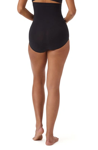 Shop Spanx Everyday Shaping High Waist Panty In Very Black