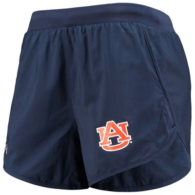 Shop Under Armour Navy Auburn Tigers Fly By Run 2.0 Performance Shorts