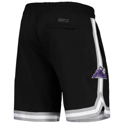 Shop Pro Standard Black Colorado Rockies Team Shorts