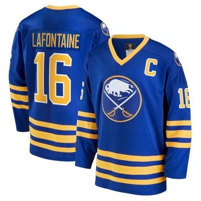 Shop Fanatics Branded Pat Lafontaine Royal Buffalo Sabres Breakaway Retired Player Jersey