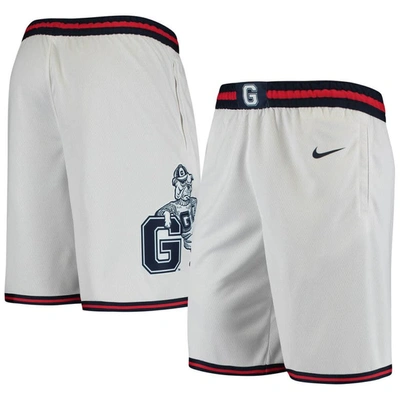 Shop Nike White Gonzaga Bulldogs Limited Basketball Performance Shorts