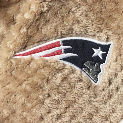 Shop G-iii 4her By Carl Banks Navy/cream New England Patriots Riot Squad Sherpa Full-snap Jacket