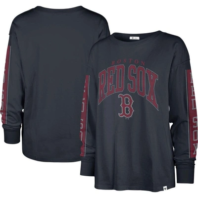 Shop 47 ' Navy Boston Red Sox Statement Long Sleeve T-shirt
