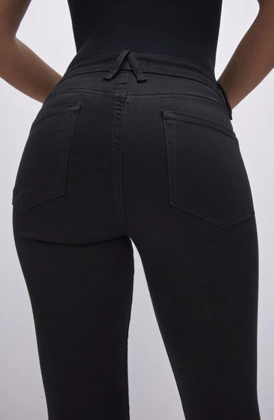 Shop Good American Good Legs High Rise Skinny Jeans In Black