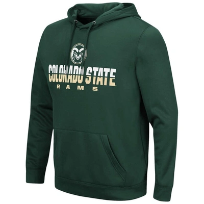 Colosseum Men's Green Colorado State Rams Lantern Pullover Hoodie In Green