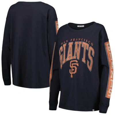 Shop 47 ' Black San Francisco Giants Statement Long Sleeve T-shirt