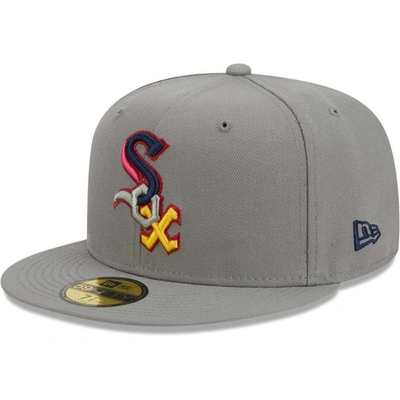 Shop New Era Gray Chicago White Sox Color Pack 59fifty Fitted Hat