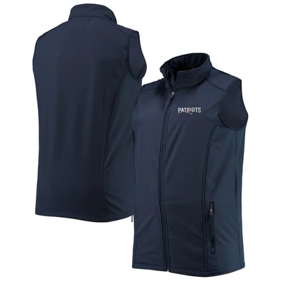 Shop Dunbrooke Navy New England Patriots Big & Tall Archer Softshell Full-zip Vest