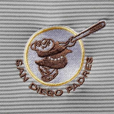 Shop Levelwear Gray San Diego Padres Orion Historic Logo Raglan Quarter-zip Jacket
