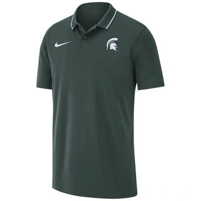 Shop Nike Green Michigan State Spartans 2023 Coaches Performance Polo
