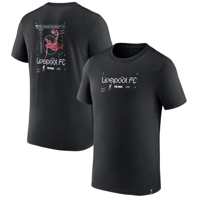 Shop Nike Black Liverpool Air Traffic T-shirt