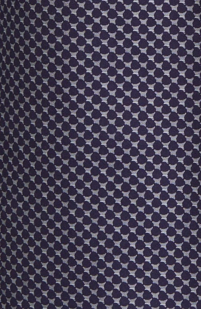 Shop Bugatchi James Ooohcotton® Geometric Print Button-up Shirt In Midnight