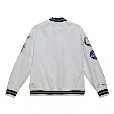 Shop Mitchell & Ness White Chicago White Sox City Collection Satin Full-snap Varsity Jacket