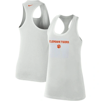 Shop Nike Gray Clemson Tigers Game Time Tank Top