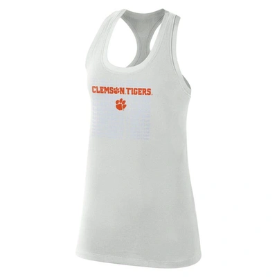 Shop Nike Gray Clemson Tigers Game Time Tank Top