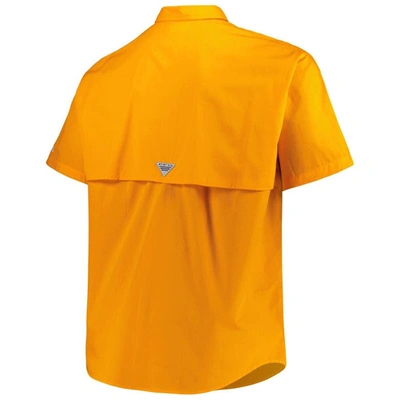 Shop Columbia Tennessee Orange Tennessee Volunteers Big & Tall Bonehead Logo Button-up Shirt