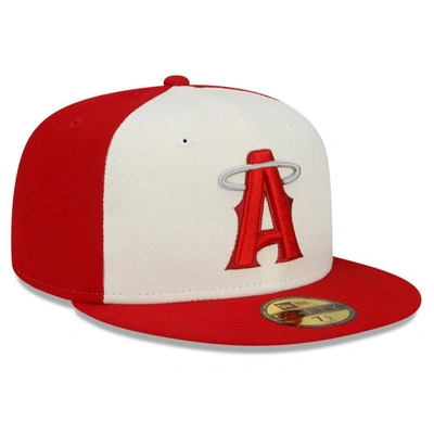 Shop New Era Red Los Angeles Angels 2022 City Connect 59fifty Fitted Hat