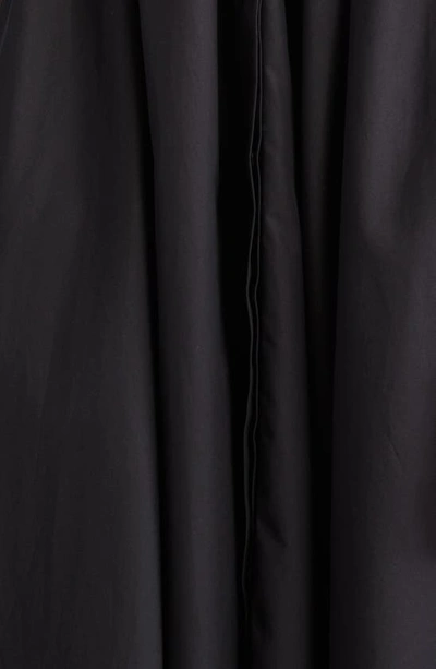 Shop Alaïa Band Belt Cotton Midi Dress In Noir