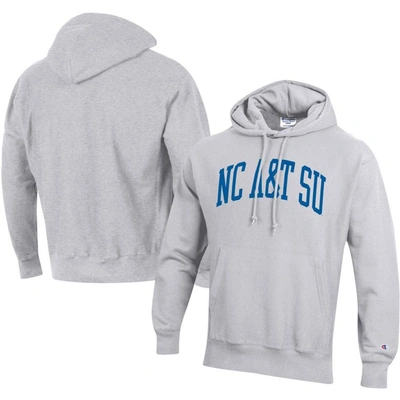 Shop Champion Gray North Carolina A&t Aggies Tall Arch Pullover Hoodie