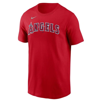 Shop Nike Noah Syndergaard Red Los Angeles Angels Name & Number T-shirt