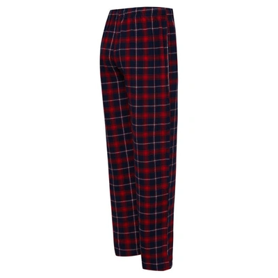 Concepts Sport Men's  Navy, Red New England Patriots Arctic T-shirt And Pajama Pants Sleep Set In Navy