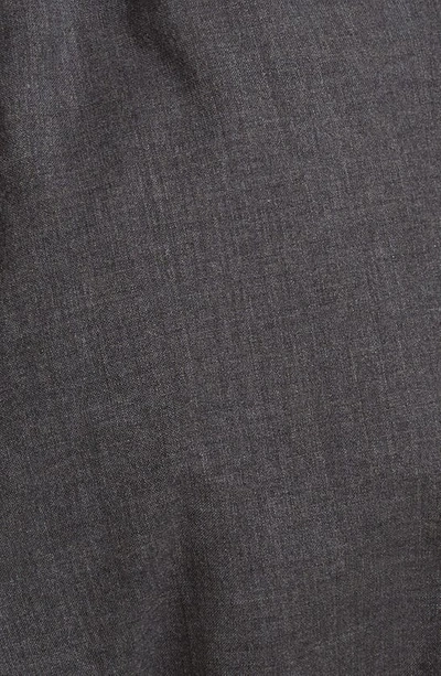 Shop The Row Argent Silk & Cotton Drawstring Pants In Dark Grey