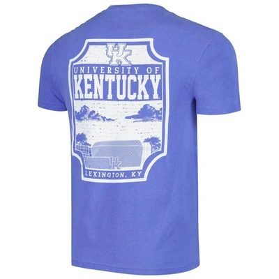 Shop Image One Royal Kentucky Wildcats Campus Badge Comfort Colors T-shirt