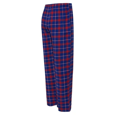 Shop Concepts Sport Royal/red New York Giants Arctic T-shirt & Pajama Pants Sleep Set