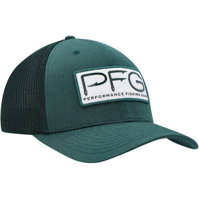 Columbia Green Michigan State Spartans Pfg Hooks Flex Hat In Green