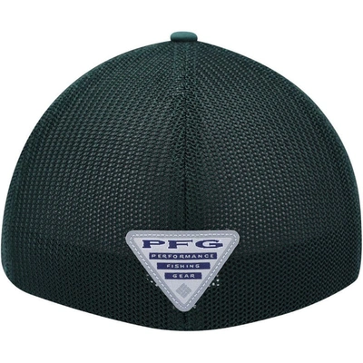 Columbia Green Michigan State Spartans Pfg Hooks Flex Hat In Green