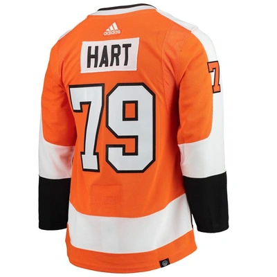 Shop Adidas Originals Adidas Carter Hart Orange Philadelphia Flyers Home Primegreen Authentic Player Jersey