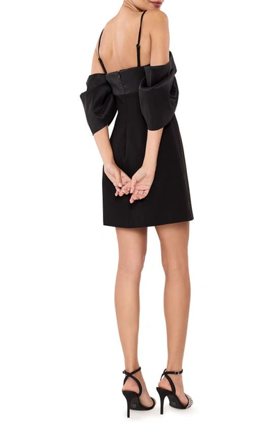 Likely Capri Cold Shoulder Minidress In Black