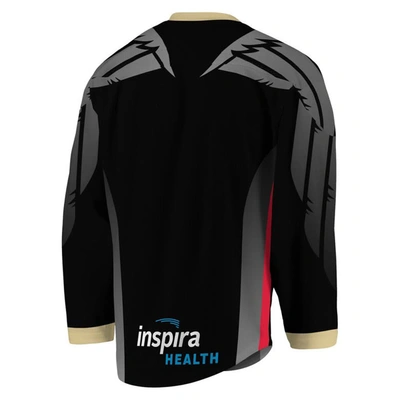 Shop Adpro Sports Black/gray Philadelphia Wings Replica Jersey