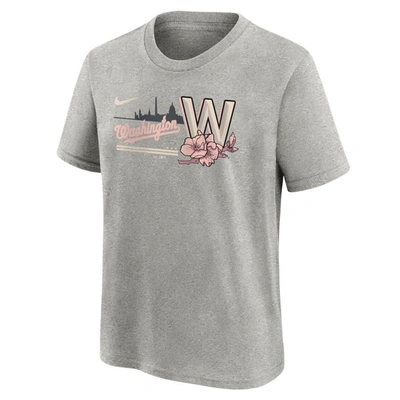 Shop Nike Youth  Heather Gray Washington Nationals City Connect Graphic T-shirt