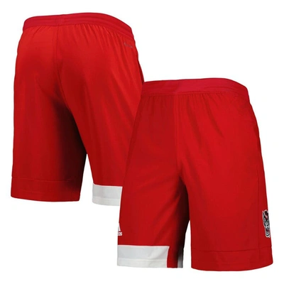 Shop Adidas Originals Adidas Red Nc State Wolfpack Training Shorts