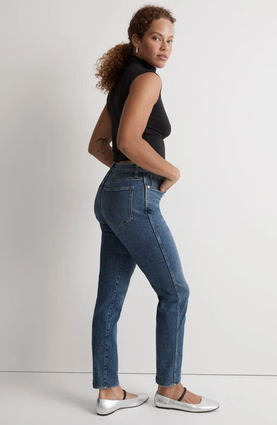Shop Madewell Stovepipe Jeans In Vintner Wash