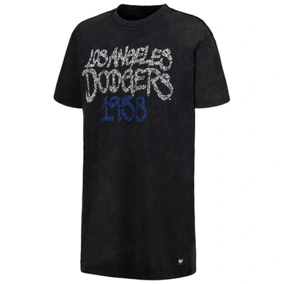Shop The Wild Collective Black Los Angeles Dodgers T-shirt Dress