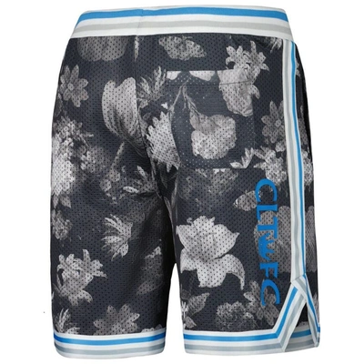 The Wild Collective Charcoal Charlotte Fc Mesh Printed Shorts In Charcoal