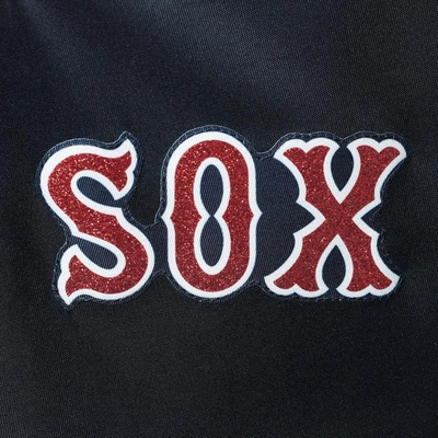 Shop Profile Navy Boston Red Sox Plus Size Diva Notch Neck Raglan T-shirt