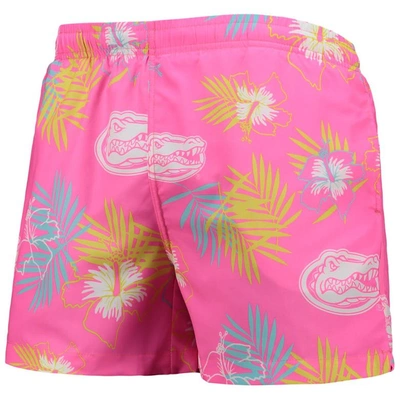 Shop Foco Pink Florida Gators Neon Floral Swim Trunks