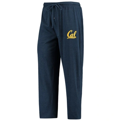 Shop Concepts Sport Navy/heathered Charcoal Cal Bears Meter Long Sleeve T-shirt & Pants Sleep Set