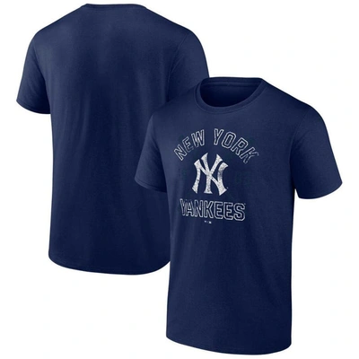 Shop Fanatics Branded Navy New York Yankees Second Wind T-shirt
