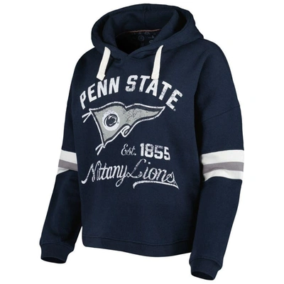 Shop Pressbox Navy Penn State Nittany Lions Super Pennant Pullover Hoodie