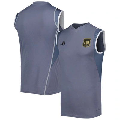 Shop Adidas Originals Adidas Gray Lafc 2023 On-field Sleeveless Training Jersey