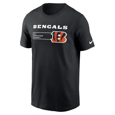 Shop Nike Black Cincinnati Bengals Division Essential T-shirt